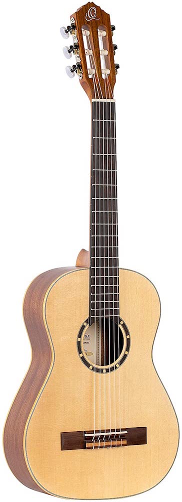Ortega R121, 1/2 Size, Nylon Classical Guitar