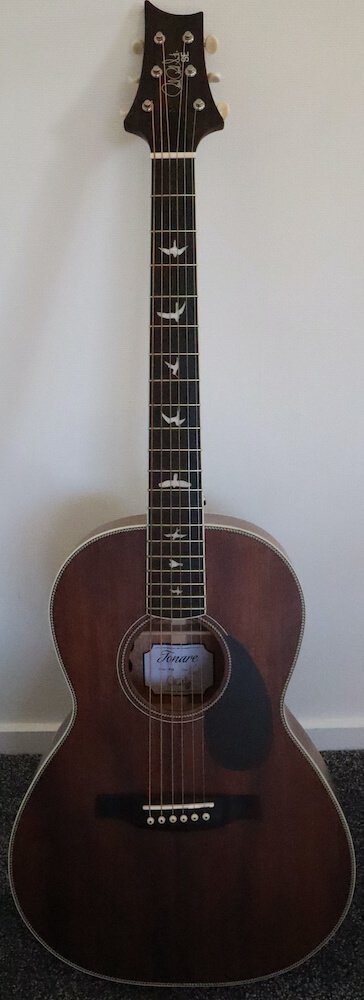 PRS Paul Reed Smith SE P20E Parlor Acoustic-Electric Guitar - Vintage Mahogany
