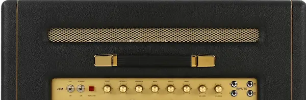 All the controls for the Marshall 1962 Bluesbreaker 30-watt Tube Combo Amp