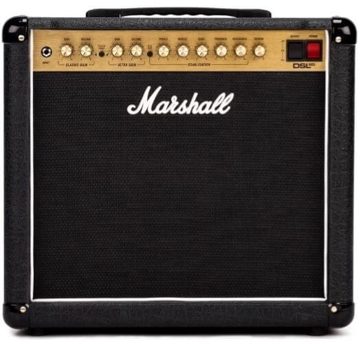 Black, Marshall DSL20CR Guitar Combo Amplifier (20 Watts)