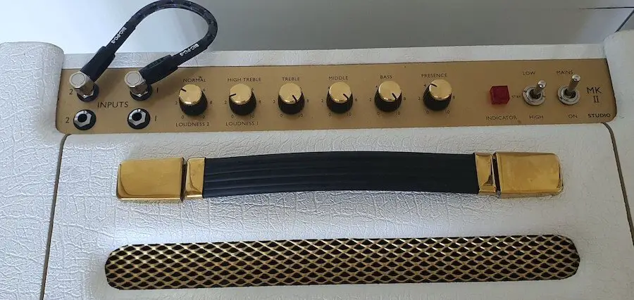 All the controls form the Marshall SV20C with a jumper cable